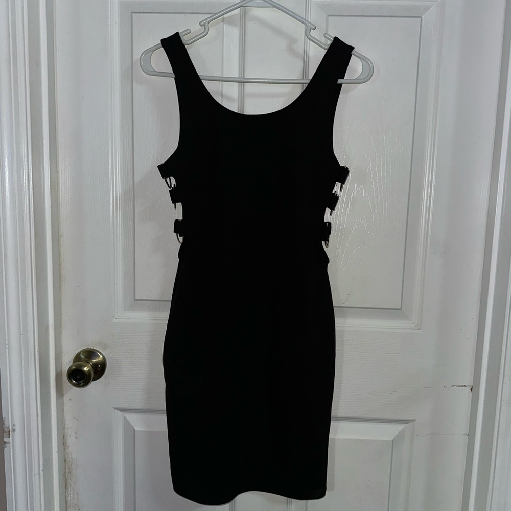 Black Cutout Bodycon Dress - Classic Women's Cocktail Dress by Blashe